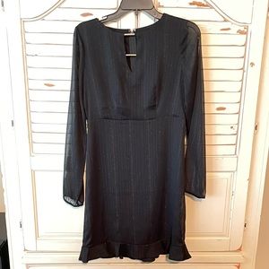 The Limited black dress/gold accents XS NWT